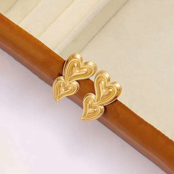 ANTI TARNISH DOUBLE HEART