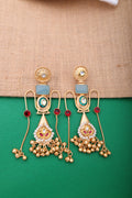 KASHMIRI EARRINGS BLUE