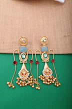 KASHMIRI EARRINGS BLUE