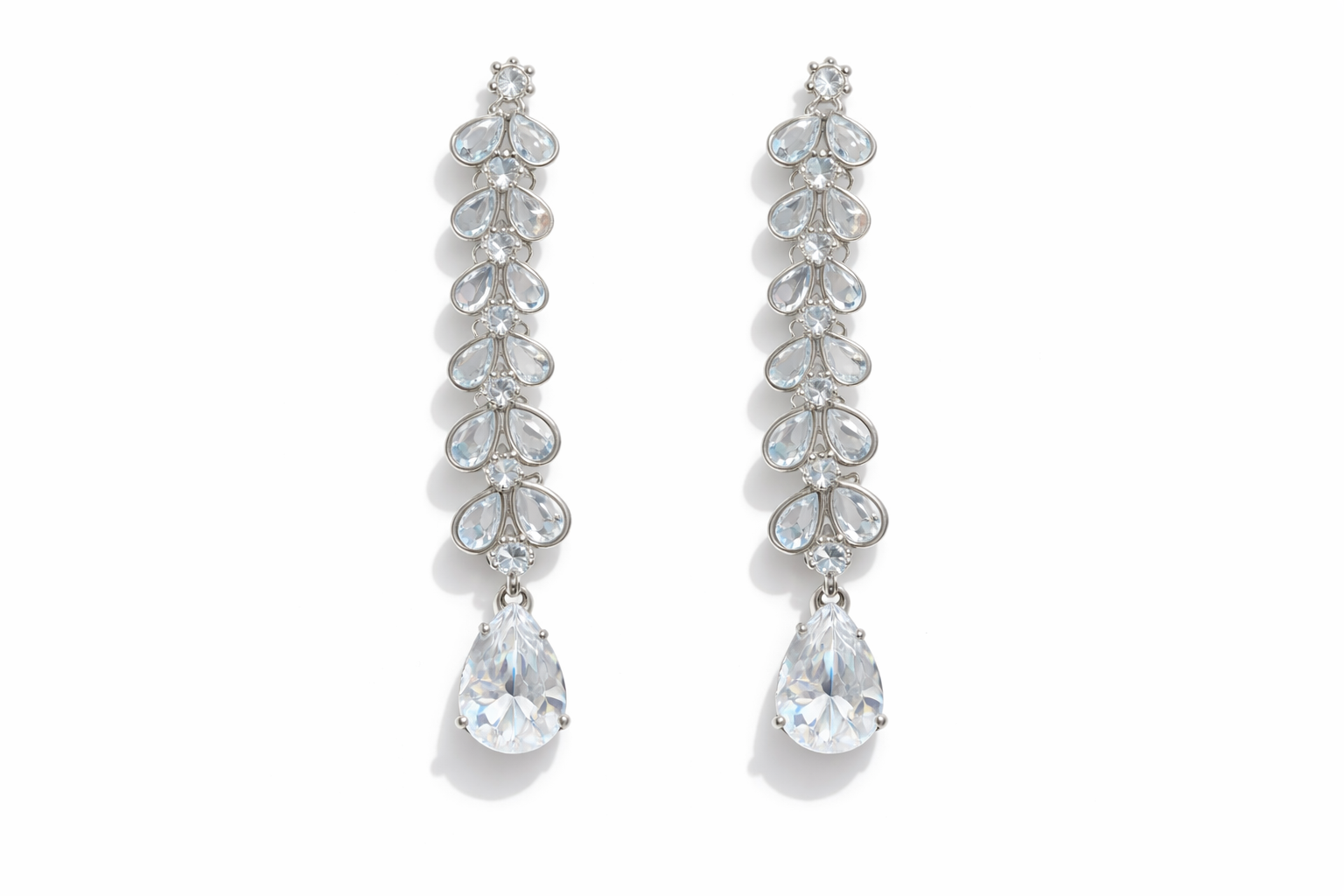ZIRCON EARRINGS LONG