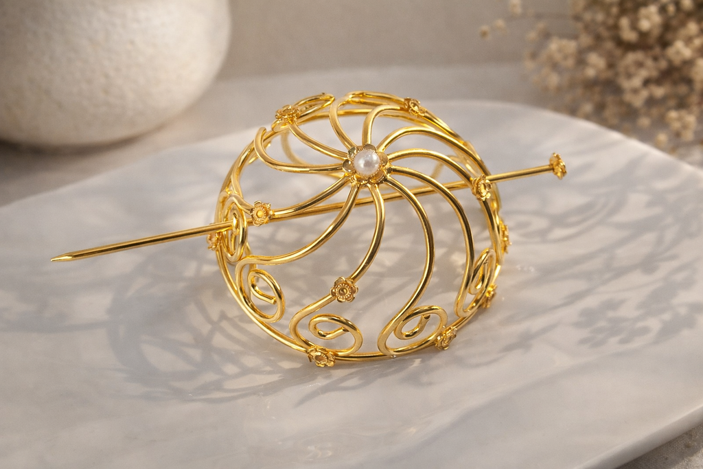 ELEGANT HAIR CAGE BUN