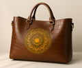 BROWN COLOUR SPACIOUS HANDBAG